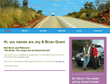Tablet Screenshot of joy-briangrant.com